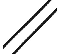 Шнур текстильный с серебряным замком и молитвой - Господи, помилуй мя грешнаго - арт. 07-011