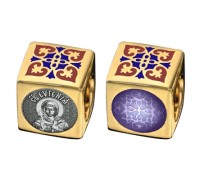 Именная бусина - Святая преподобномученица Евгения - арт. 02.015