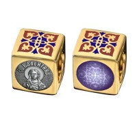 Именная бусина - Святая мученица Валентина - арт. 02.007