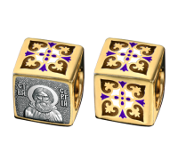 Именная бусина - Преподобный Сергий Радонежский - арт. 02.086