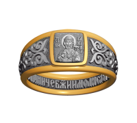 Кольцо - Святой преподобномученик Вадим - арт. 07.059