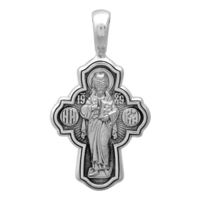 Крест нательный - "Христос Пантократор. Семистрельная икона Божией Матери" - арт. 101.501