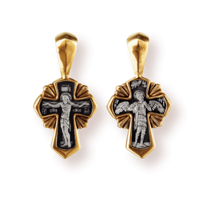 Православны​й крест - Распятие Христово. Архангел Михаил - арт. 8150